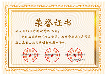 金天国际荣誉