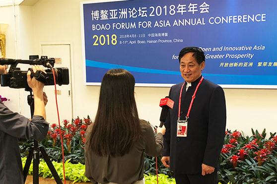 【博鳌视角】 聚焦博鳌，祖明军董事长接受光明网采访
